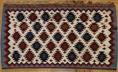 F333 Antique Kazak Kilim Rug