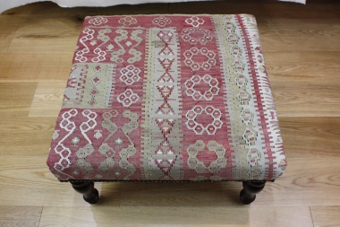 R5262 Antique Kilim Stool