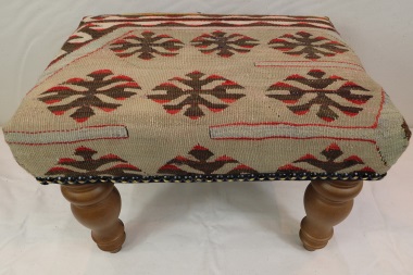 R5266 Antique Kilim Stool
