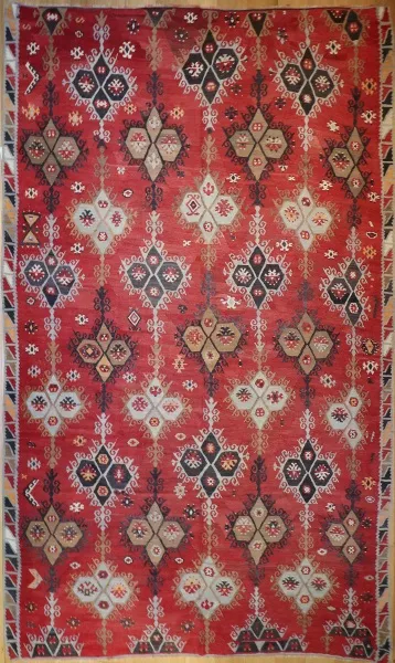 R6330 Antique Large Kilim Rug