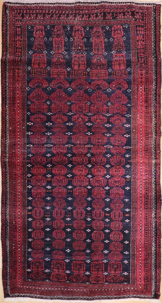 R9043 Antique Persian Belouch Rug