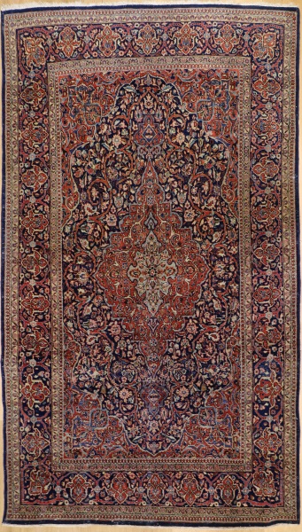 R8471 Antique Persian Kashan Rugs