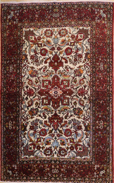 R8316 Antique Persian Kerman Rug