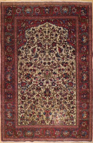 R8317 Antique Persian Kerman Rug