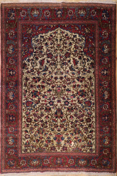 R8317 Antique Persian Kerman Rug