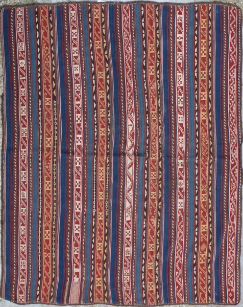 R5396 Antique Persian Kilim