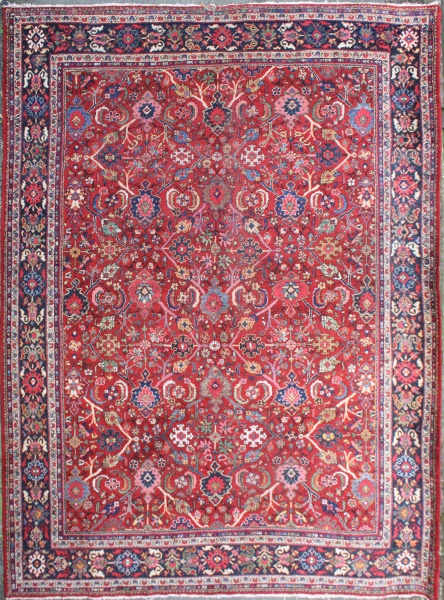 R7407 Antique Persian Mahal Carpet