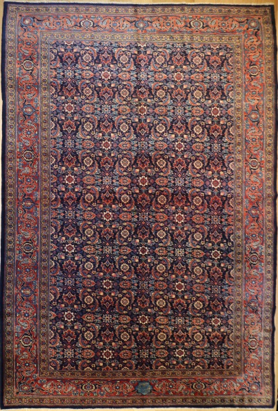 R7695 Antique Persian Mahal Carpet