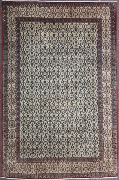 R7534 Antique Persian Qum Rug