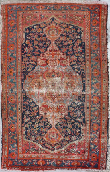 Antique Persian Bidjar Rug R7448