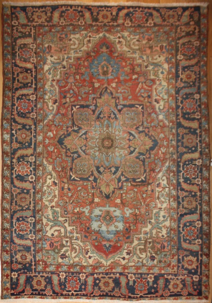 Antique Persian Serap Carpet R6922