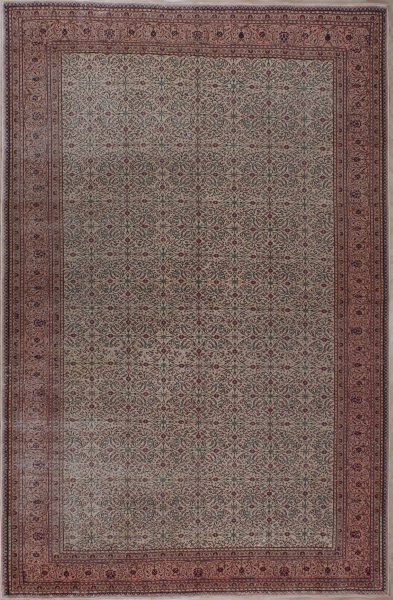 R8587 Antique Persian Tabriz Carpets