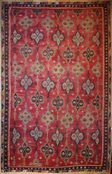 R7358 Antique Sarkisla Kilim Rug