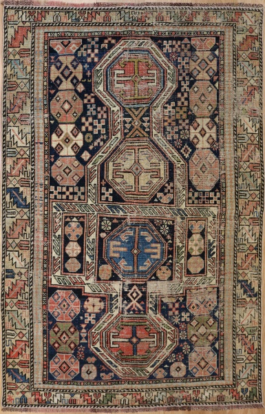 R1935 Antique Shirvan Caucasian Rug