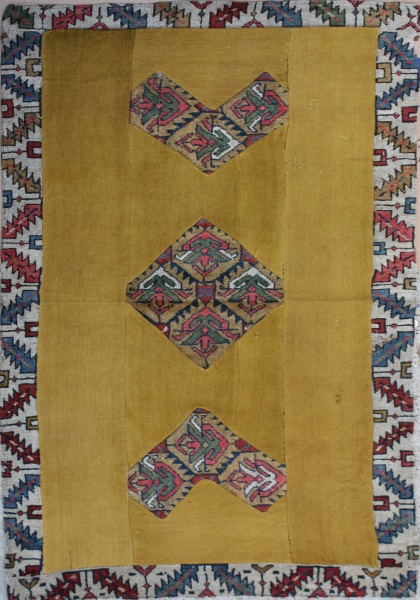 R2991 Antique Shirvan Patchwork Rug