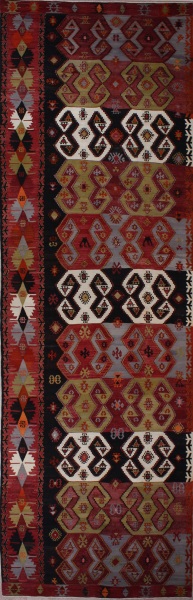 R5406 Antique Turkish Emirdag Kilim Rug