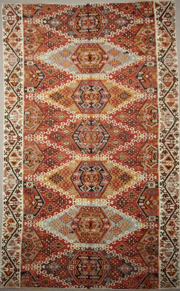 R7667 Antique Turkish Kayseri Kilim Rugs