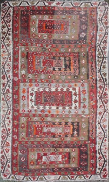 R4984 Antique Turkish Kilim