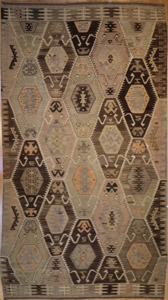 R6513 Antique Turkish Kilim