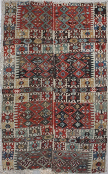 R6497 Antique Turkish Kilim