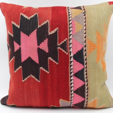 Antique Turkish Kilim Cushion Cover L535