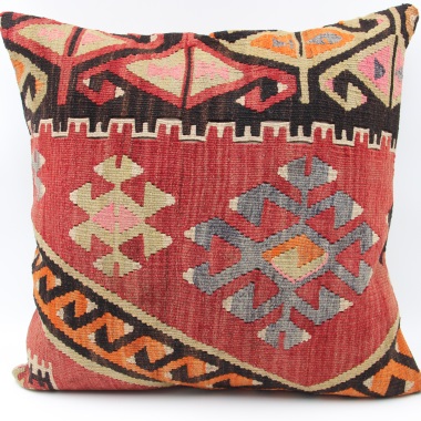 L648 Antique Turkish Kilim Cushion Covers