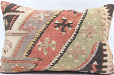 D480 Antique Turkish Kilim Pillow Cover