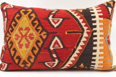 D489 Antique Turkish Kilim Pillow Cover