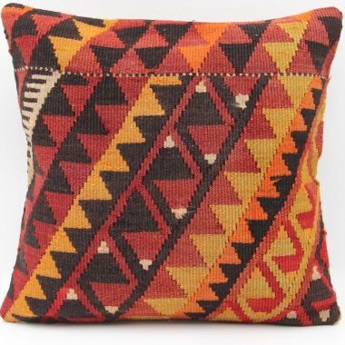 M1341 Antique Turkish Kilim Pillow Cover