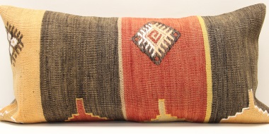 D43 Antique Turkish Kilim Pillow Cover