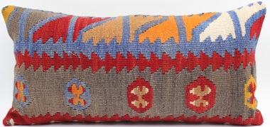 D43 Antique Turkish Kilim Pillow Cover