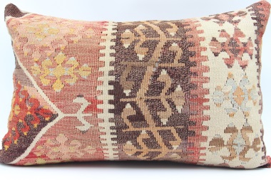 D274 Antique Turkish Kilim Pillow Cover