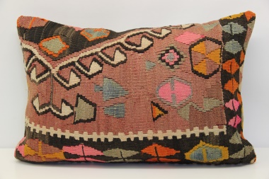 D283 Antique Turkish Kilim Pillow Cover