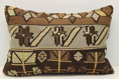 D291 Antique Turkish Kilim Pillow Cover