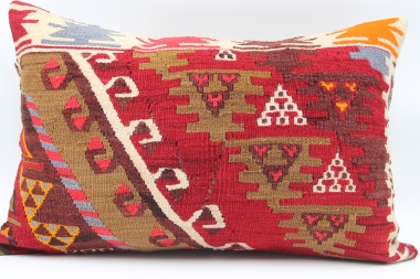 D293 Antique Turkish Kilim Pillow Cover