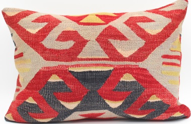 D234 Antique Turkish Kilim Pillow Cover