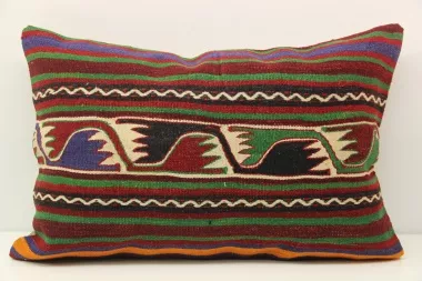 D399 Antique Turkish Kilim Pillow Cover