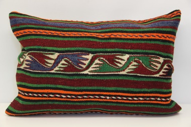 D417 Antique Turkish Kilim Pillow Cover