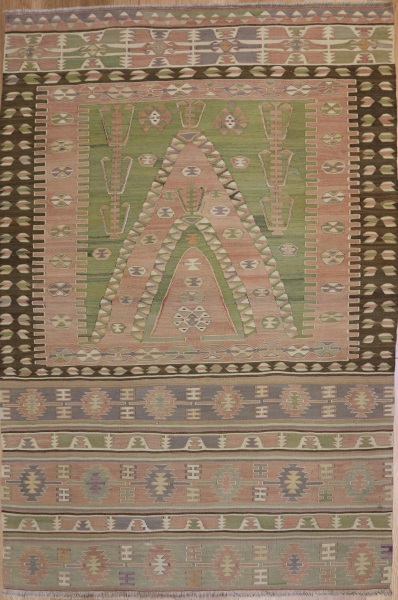 R2630 Antique Turkish Kilim Rug