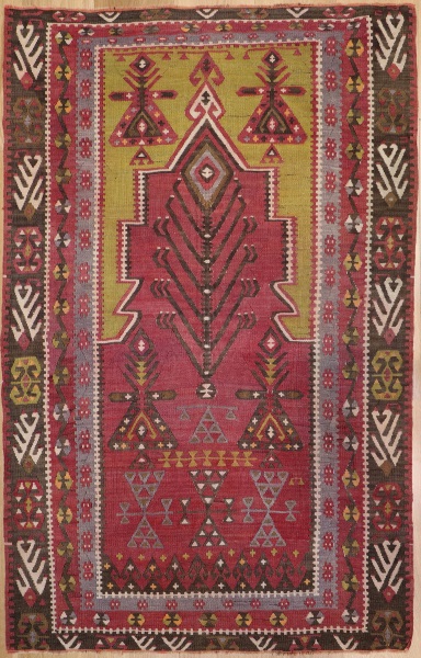R5542 Antique Turkish Kilim Rug