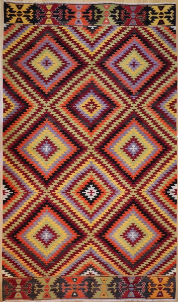 R8914 Antique Turkish Kilim Rugs