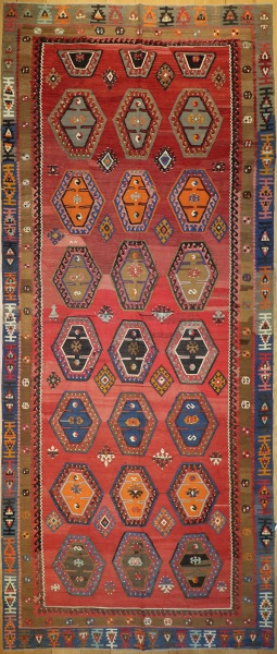 R8946 Antique Turkish Kilim Rugs
