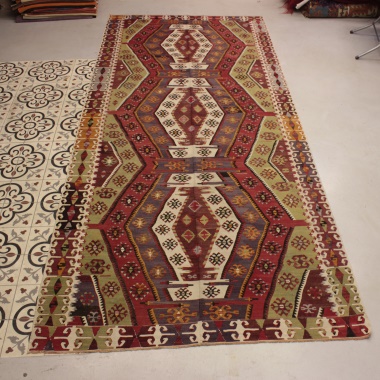 R9131 Antique Turkish Kilim Rugs