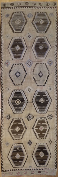 F390 Antique Turkish Kilim Runner