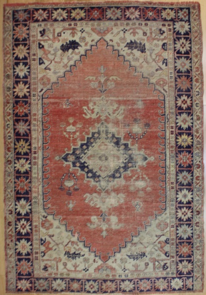 R6443 Antique Turkish Kula Rug