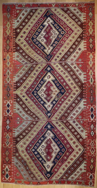 Antique Turkish Malatya Kilim Rugs Rug