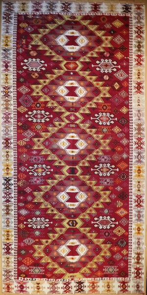 R7144 Antique Turkish Reyhanli Kilim Rug