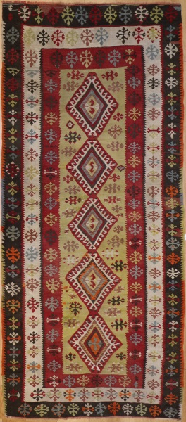 R6585 Antique Turkish Sivas Kilim