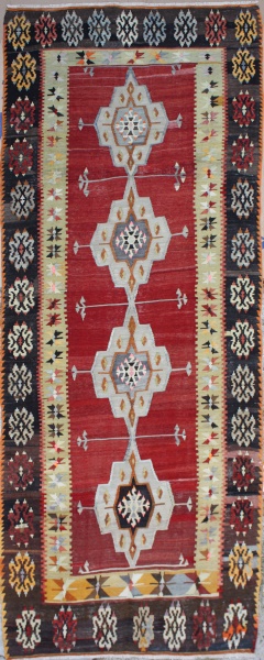 R4494 Antique Turkish Yahyali Kilim Runner