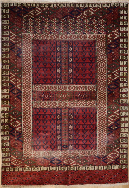 R2874 Antique Turkmenistan Ensi Rug